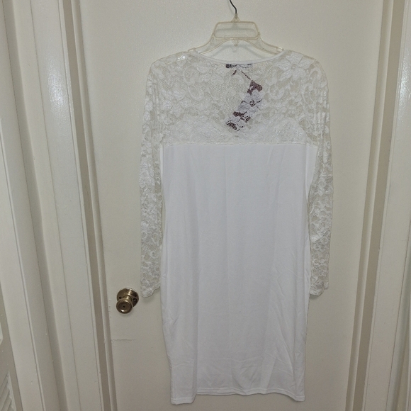 Lace Accent Dress - Picture 3 of 3